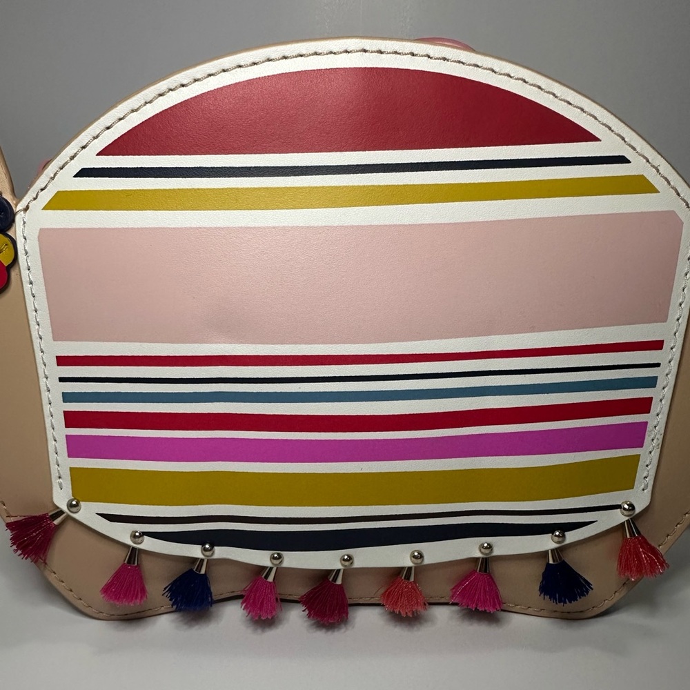 Kate Spade NWT Spice Things Up Camel Multicolor Leather Crossbody - Picture 5 of 16